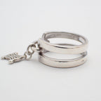 Celine Macadam Drop Charm Ring 925 Sterling — view 2