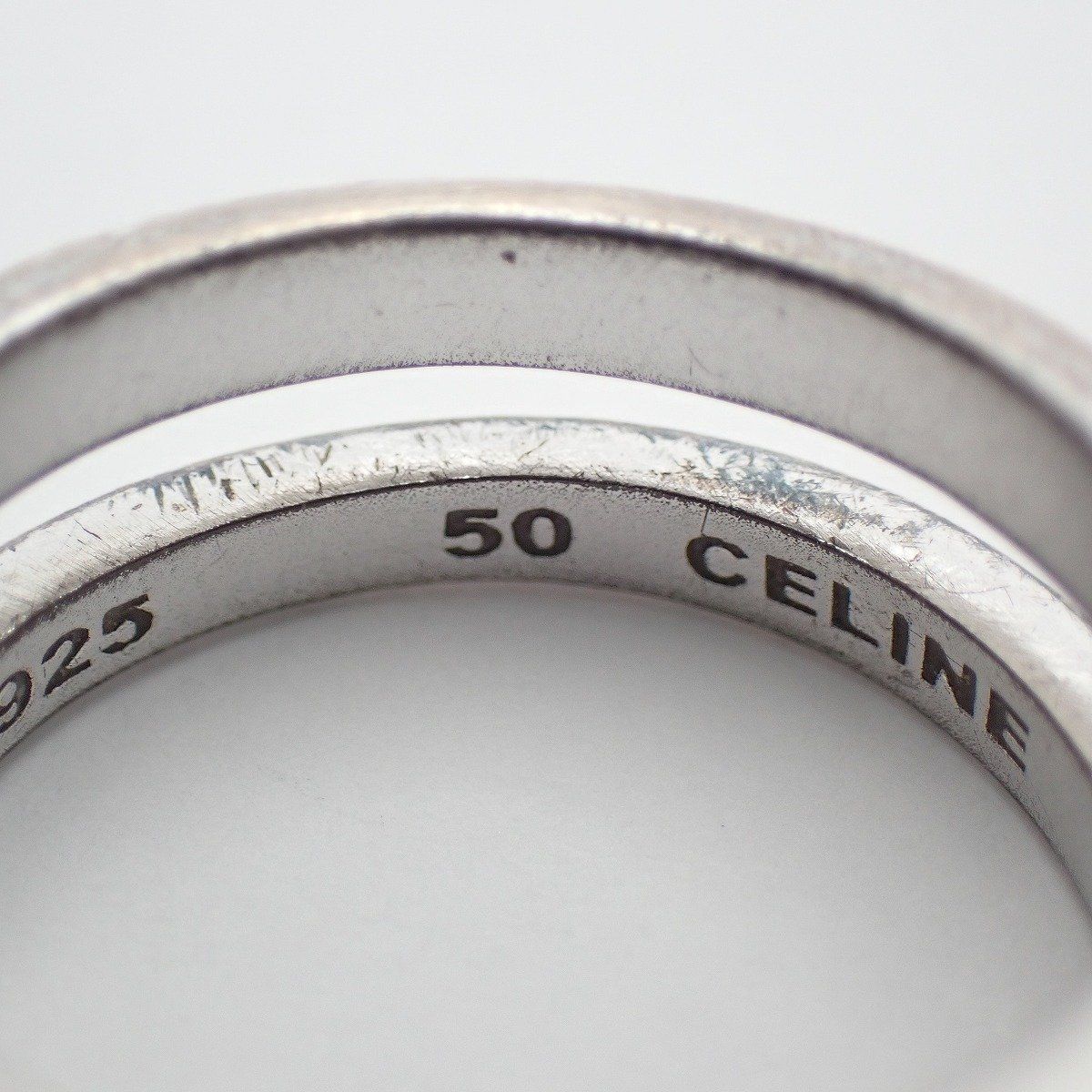 Celine Macadam Drop Charm Ring 925 Sterling — view 5