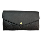 Louis Vuitton Portefeuille Sarah Monogram Empreinte Noir Wallet