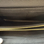 Louis Vuitton Portefeuille Sarah Monogram Empreinte Noir Wallet — view 6