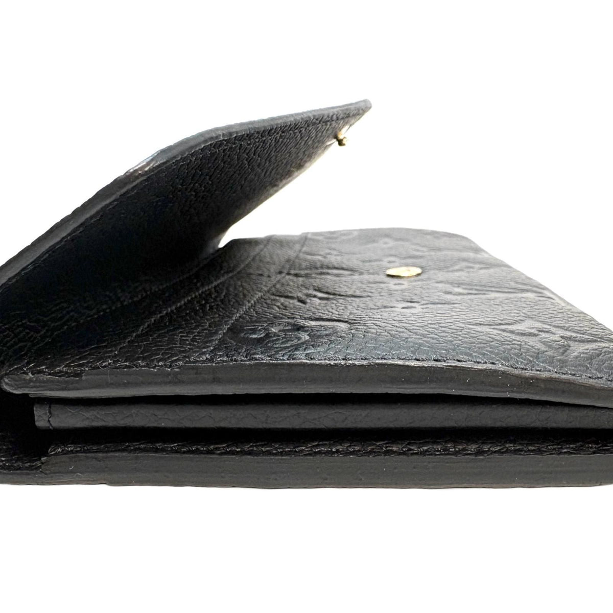 Louis Vuitton Portefeuille Sarah Monogram Empreinte Noir Wallet — view 4