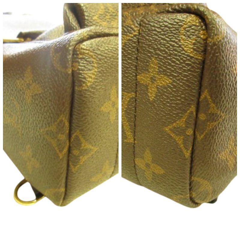 Louis Vuitton Palm Springs Backpack Mini Monogram Brown — view 6