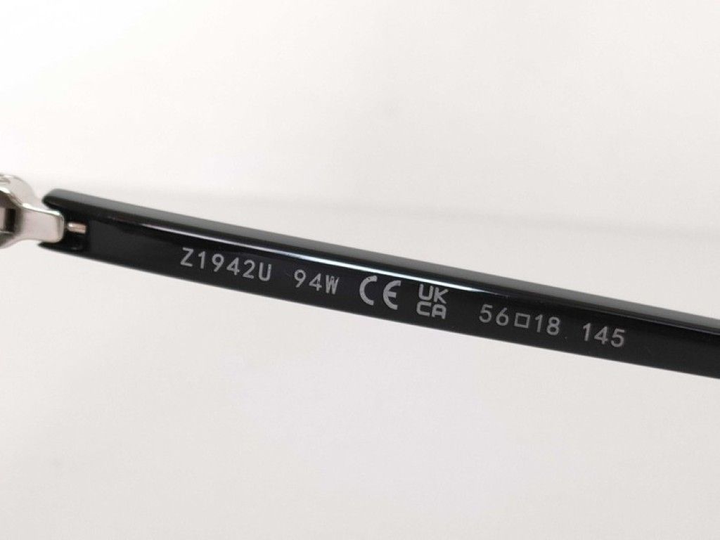 Louis Vuitton Sunglasses LV Signature Black Silver Metal Eyewear — view 7