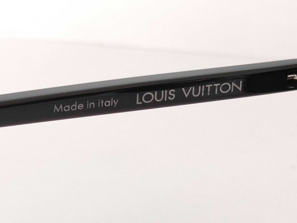 Louis Vuitton Sunglasses LV Signature Black Silver Metal Eyewear — view 6
