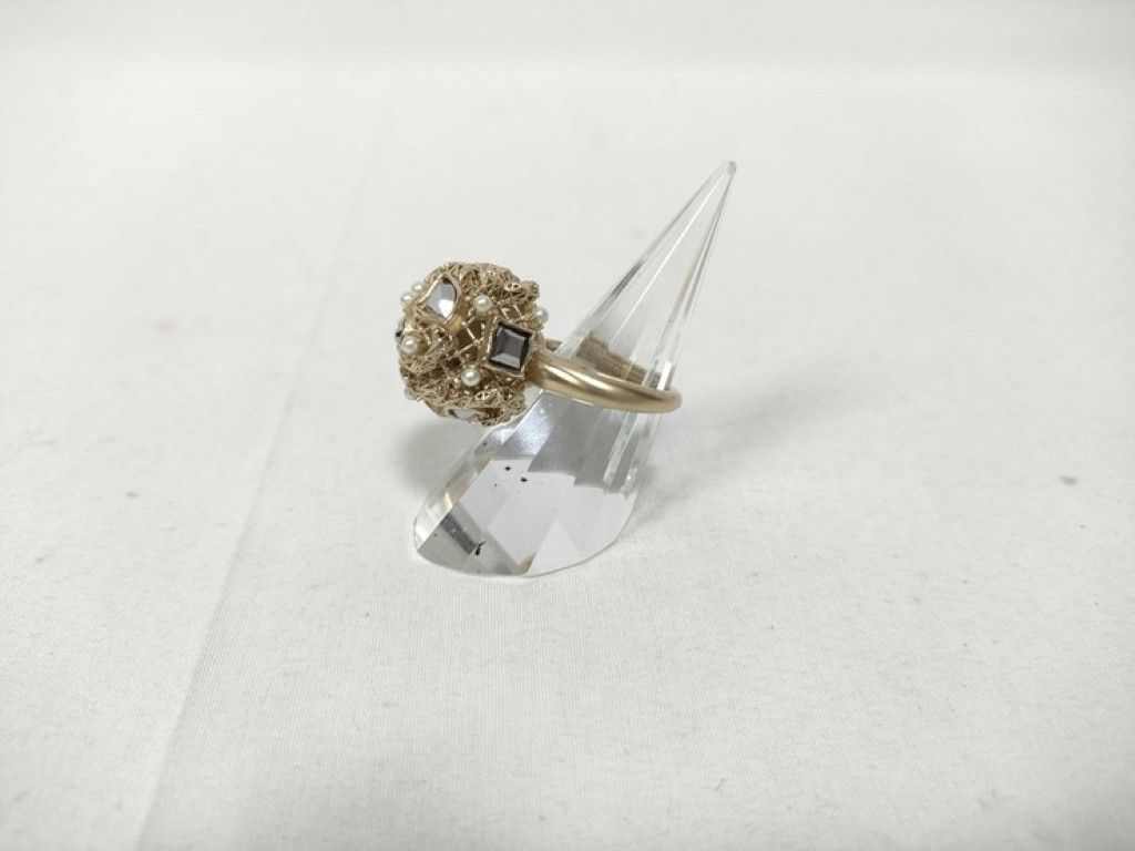 Dior Ring D-renaissance Gold Metal Pearl — view 2