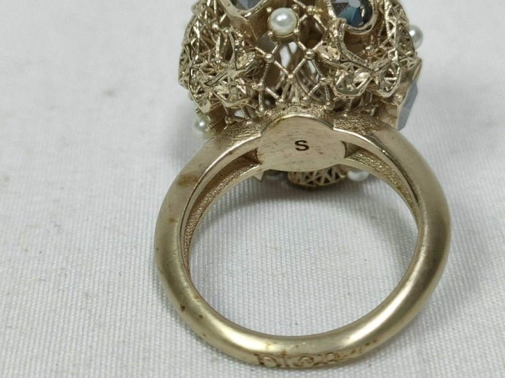 Dior Ring D-renaissance Gold Metal Pearl — view 5