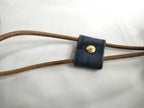 Hermes Shoulder Bag Polochon Mimile PM Navy Canvas Leather — view 7