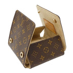 Louis Vuitton Monogram Canvas Brown Jewelry Case Small Compact — view 4