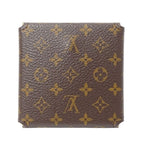 Louis Vuitton Monogram Canvas Brown Jewelry Case Small Compact — view 2