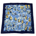 Hermes Carre 90 Concerto Blue Silk Scarf