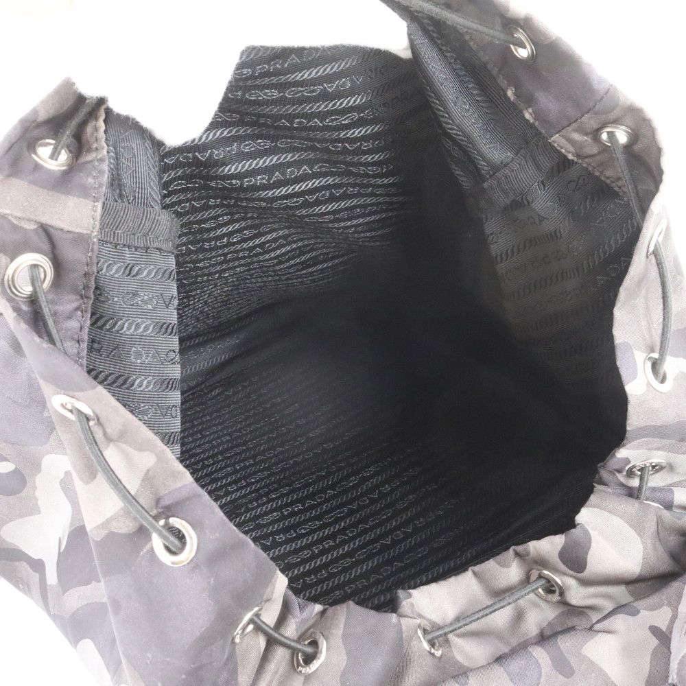 Prada Tessuto Nylon Camouflage Pattern Backpack — view 7