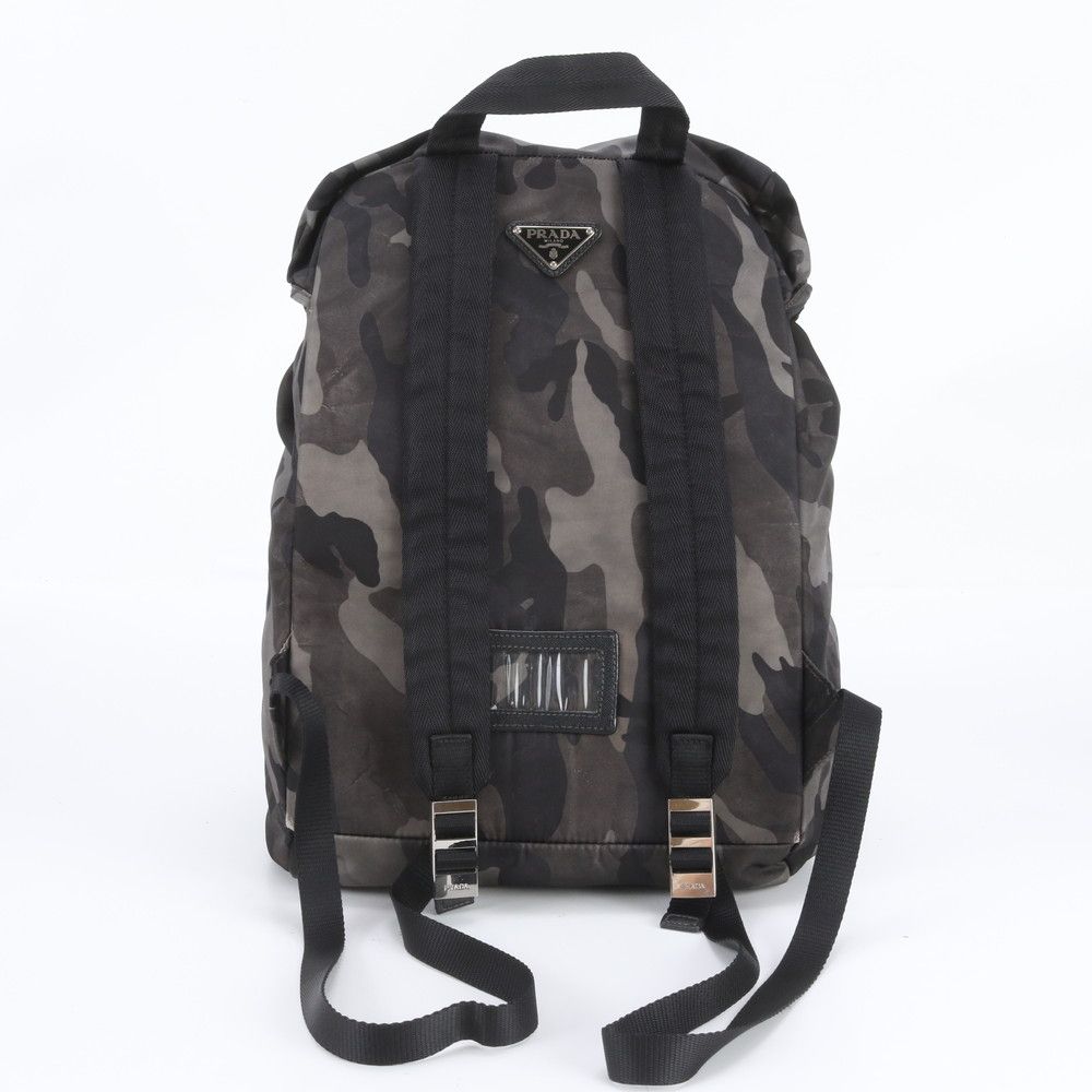 Prada Tessuto Nylon Camouflage Pattern Backpack — view 3