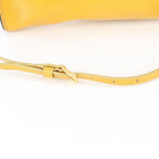 Prada Triangle Logo Ribbon Motif Leather Shoulder Bag — view 2
