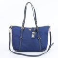 Prada Tessuto Nylon Leather 2-Way Shoulder Bag Crossbody Hand