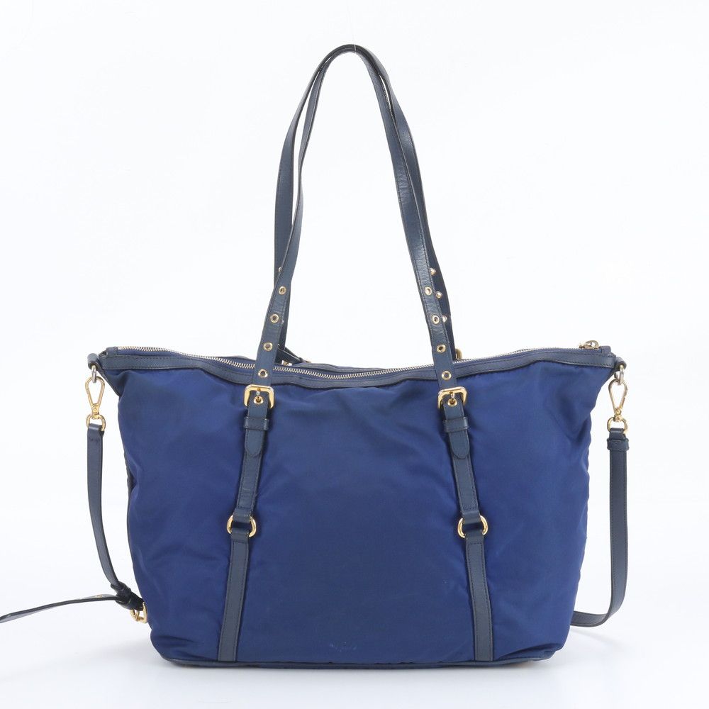 Prada Tessuto Nylon Leather 2-Way Shoulder Bag Crossbody Hand — view 3