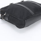 Prada Tessuto Nylon Saffiano Triangle Logo Leather Business Bag Document Bag — view 5