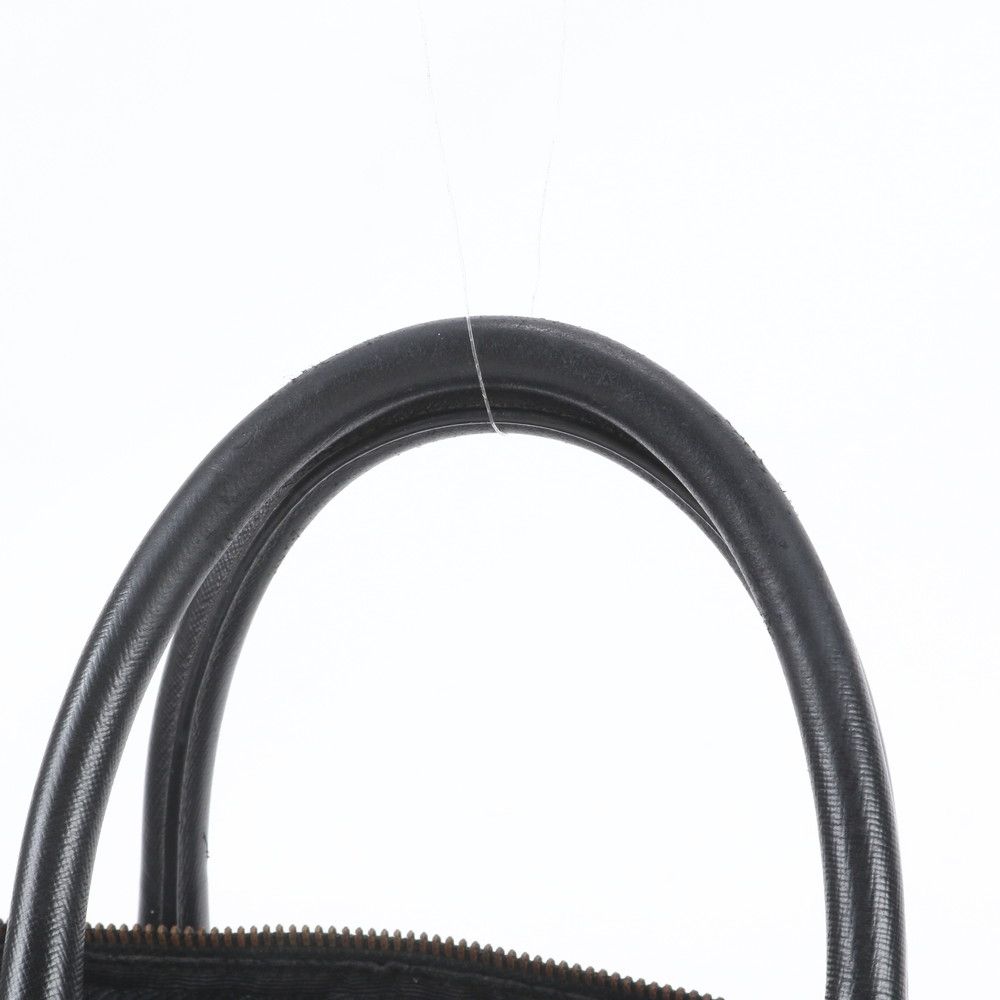 Prada Tessuto Nylon Saffiano Triangle Logo Leather Business Bag Document Bag — view 2