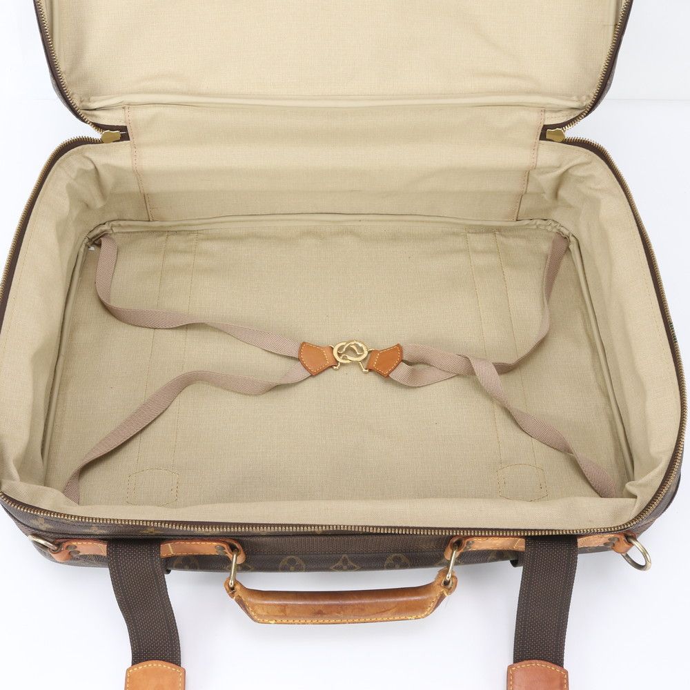 Louis Vuitton Monogram Satellite 53 Leather Boston Bag Tote Carrie — view 8