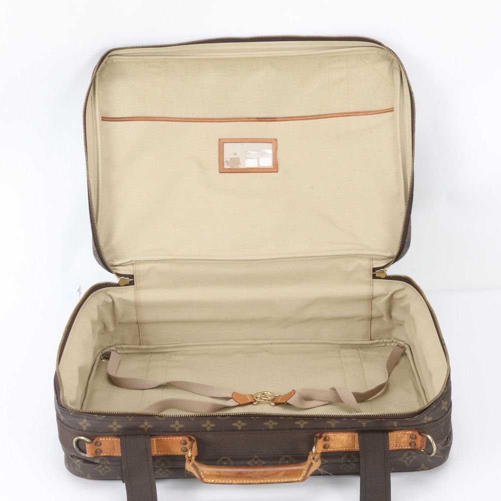 Louis Vuitton Monogram Satellite 53 Leather Boston Bag Tote Carrie — view 7