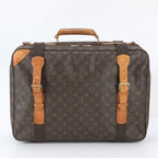 Louis Vuitton Monogram Satellite 53 Leather Boston Bag Tote Carrie — view 3