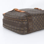 Louis Vuitton Monogram Satellite 53 Leather Boston Bag Tote Carrie — view 5
