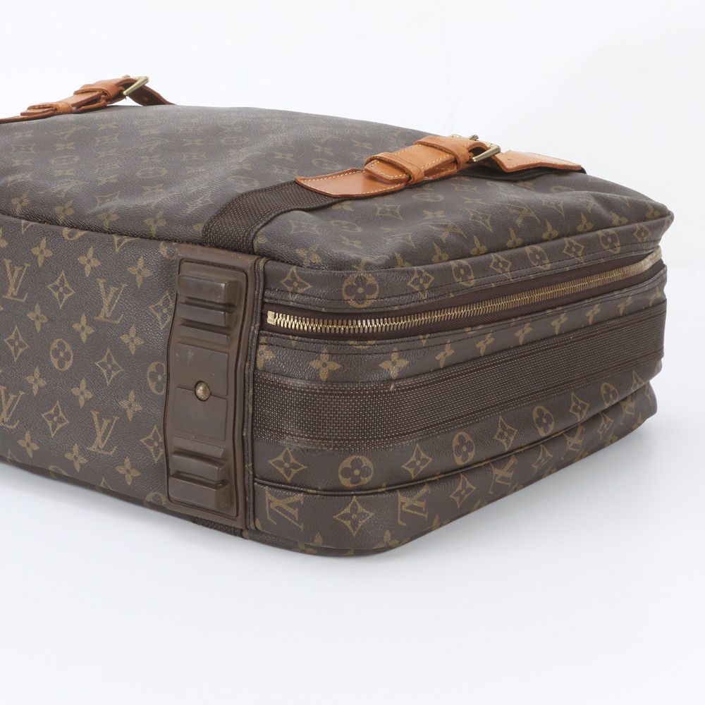 Louis Vuitton Monogram Satellite 53 Leather Boston Bag Tote Carrie — view 4