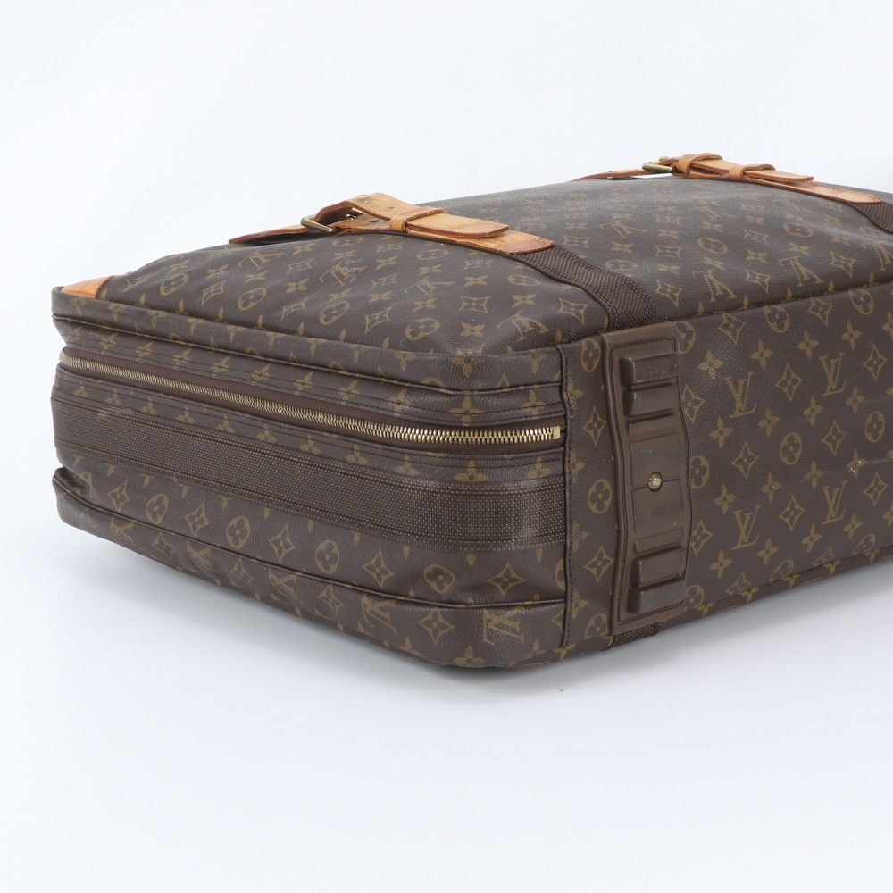 Louis Vuitton Monogram Satellite 60 Leather Boston Bag Tote Carrie — view 5