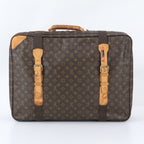 Louis Vuitton Monogram Satellite 60 Leather Boston Bag Tote Carrie — view 3