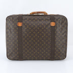 Louis Vuitton Monogram Satellite 60 Leather Boston Bag Tote Carrie
