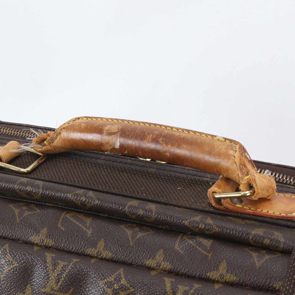 Louis Vuitton Monogram Satellite 60 Leather Boston Bag Tote Carrie — view 2