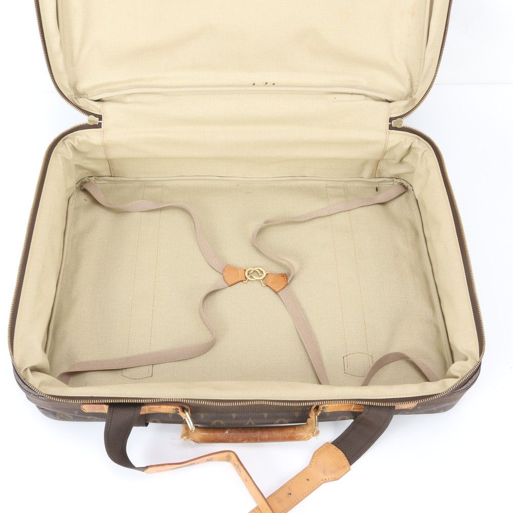 Louis Vuitton Monogram Satellite 60 Leather Boston Bag Tote Carrie — view 8