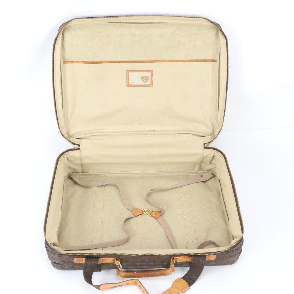 Louis Vuitton Monogram Satellite 60 Leather Boston Bag Tote Carrie — view 7