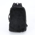 Prada Tessuto Nylon Rabbit Fur Leather Backpack