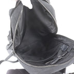 Prada Tessuto Nylon Rabbit Fur Leather Backpack — view 8