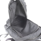 Prada Tessuto Nylon Rabbit Fur Leather Backpack — view 7
