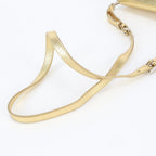 Prada Leather Shoulder Bag Crossbody Gold — view 2