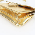 Prada Leather Shoulder Bag Crossbody Gold — view 5