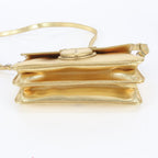 Prada Leather Shoulder Bag Crossbody Gold — view 6