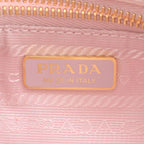 Prada Re-Nylon Triangle Logo Leather Shoulder Bag — view 8