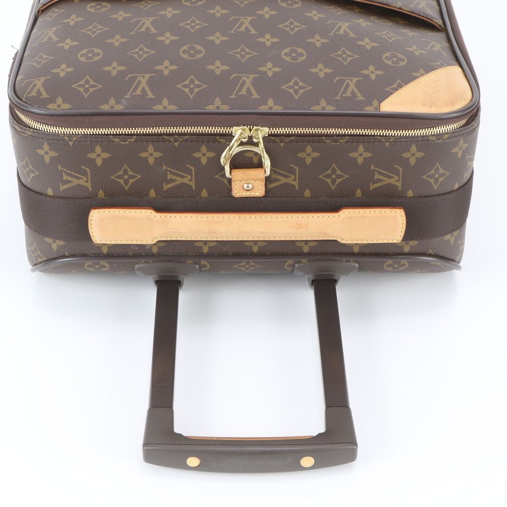 Louis Vuitton Monogram Pegase 55 Leather Suitcase Carry Case Bag — view 4