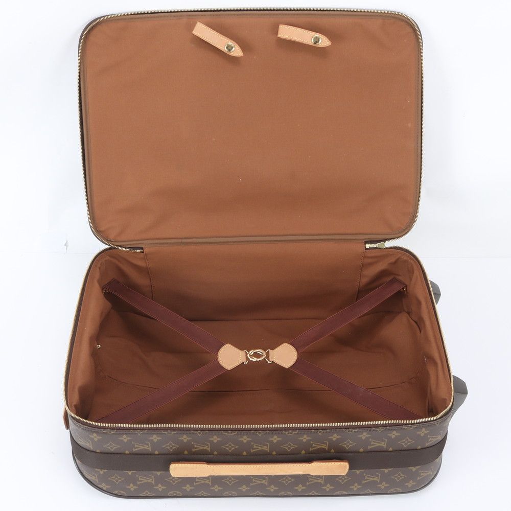 Louis Vuitton Monogram Pegase 55 Leather Suitcase Carry Case Bag — view 8