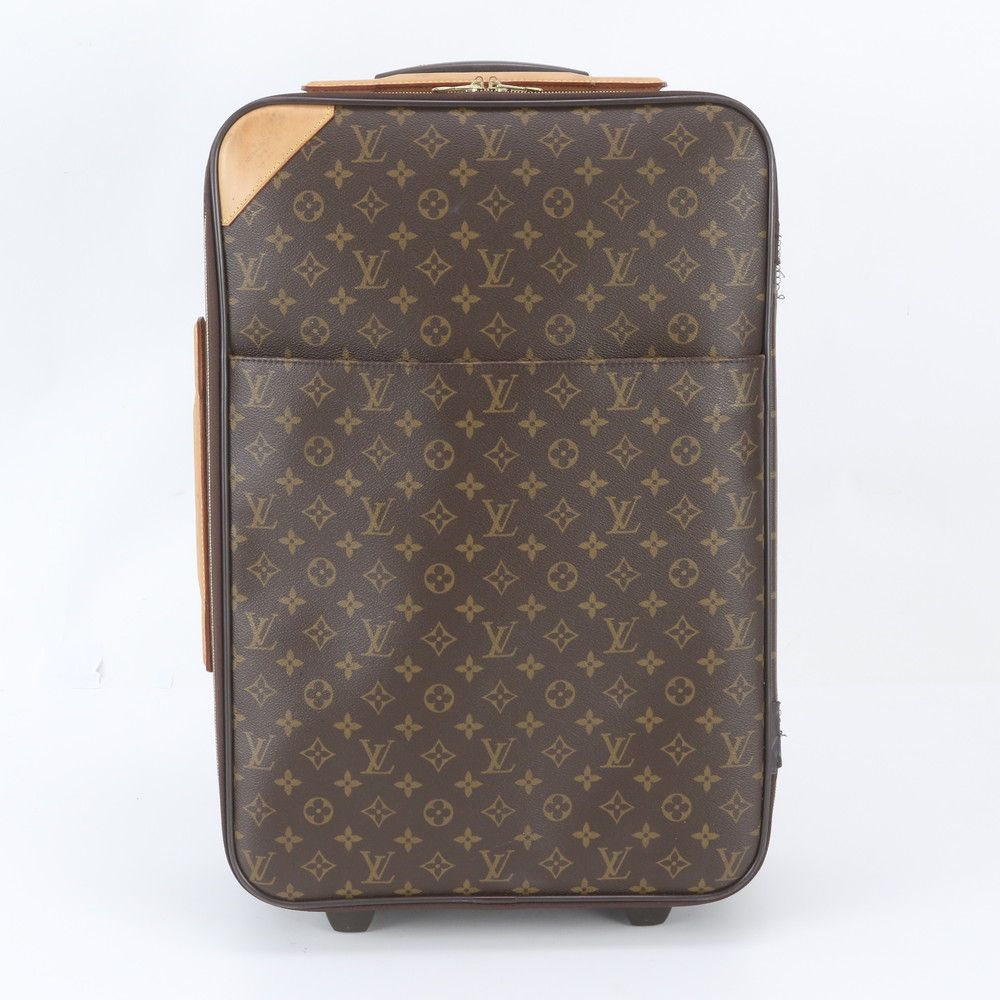 Louis Vuitton Monogram Pegase 55 Leather Suitcase Carry Case Bag — view 2