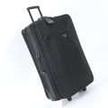 Prada Tessuto Nylon Triangle Logo Leather Suitcase Carry Case Bag