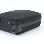 Prada Tessuto Nylon Triangle Logo Leather Suitcase Carry Case Bag — view 5