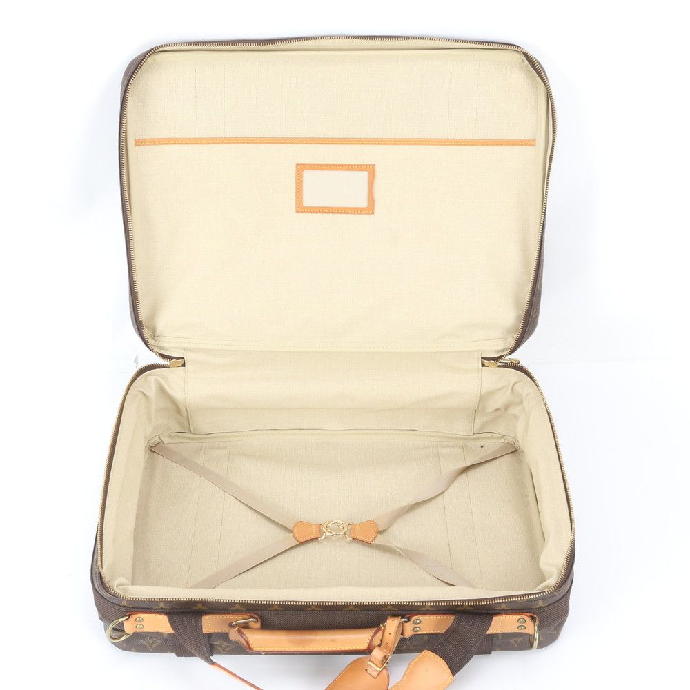 Louis Vuitton Monogram Satellite 53 Leather Boston Bag Tote Carrie — view 7
