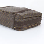 Louis Vuitton Monogram Satellite 53 Leather Boston Bag Tote Carrie — view 4