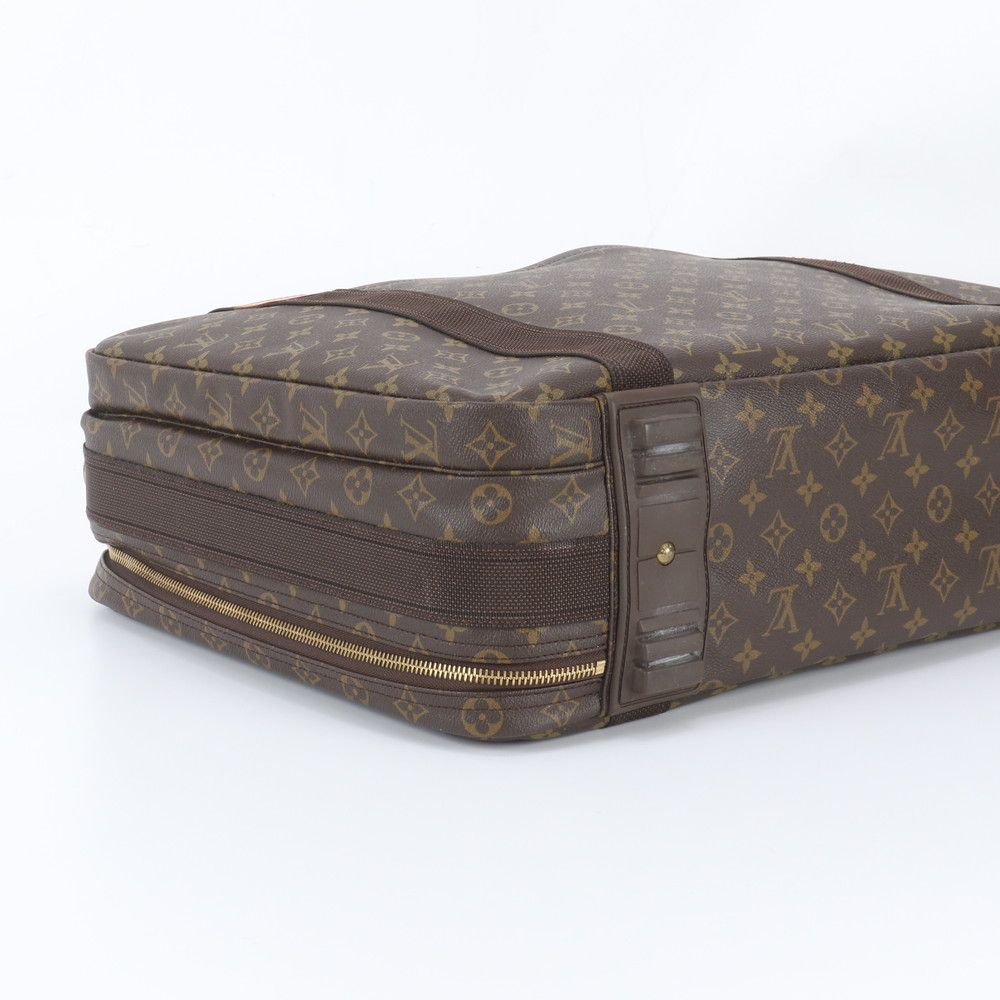 Louis Vuitton Monogram Satellite 53 Leather Boston Bag Tote Carrie — view 5