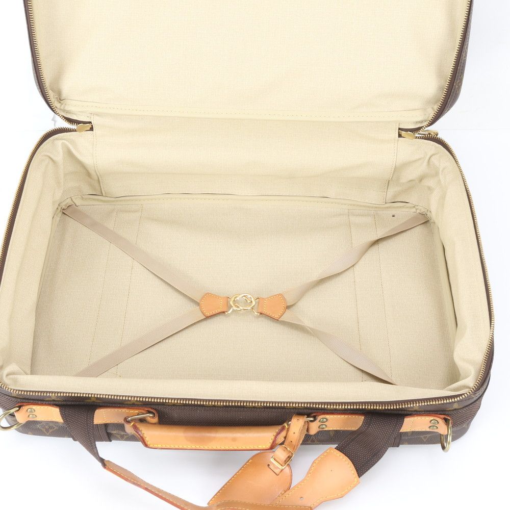 Louis Vuitton Monogram Satellite 53 Leather Boston Bag Tote Carrie — view 8