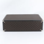 Gucci GG Nylon Leather Trunk Hard Case Boston Bag Brown — view 6