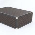 Gucci GG Nylon Leather Trunk Hard Case Boston Bag Brown — view 4